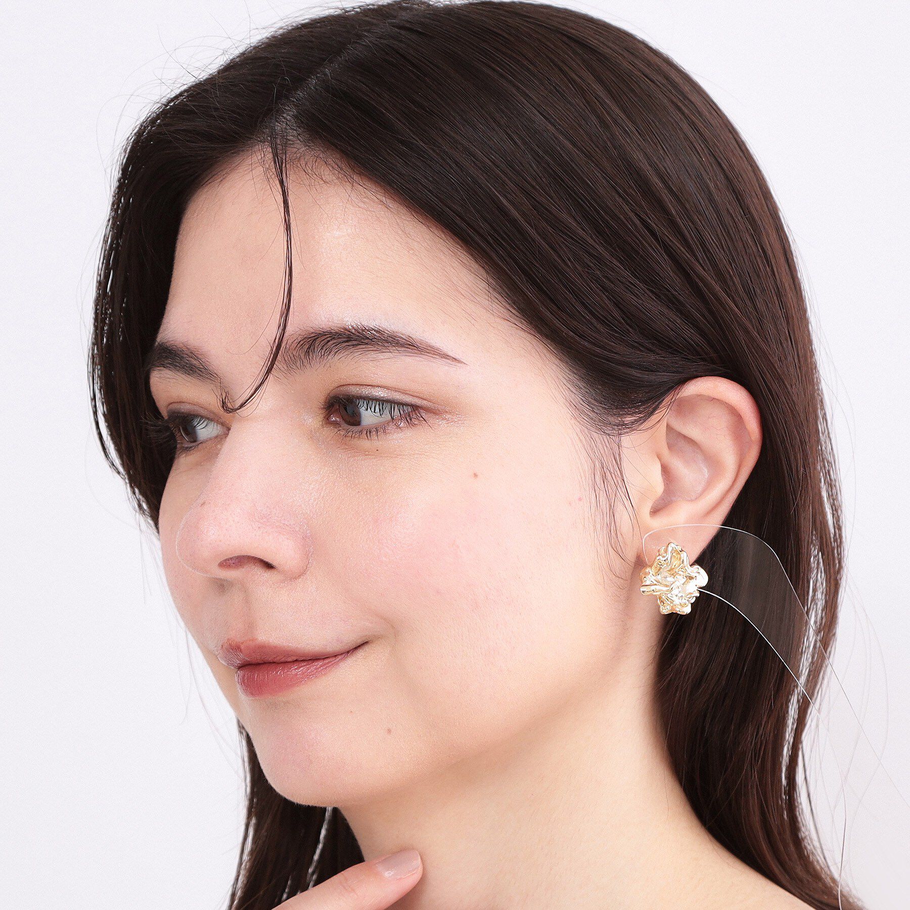 OPAQUE.CLIP「メタルニュアンスデザインピアス」|ピアス|