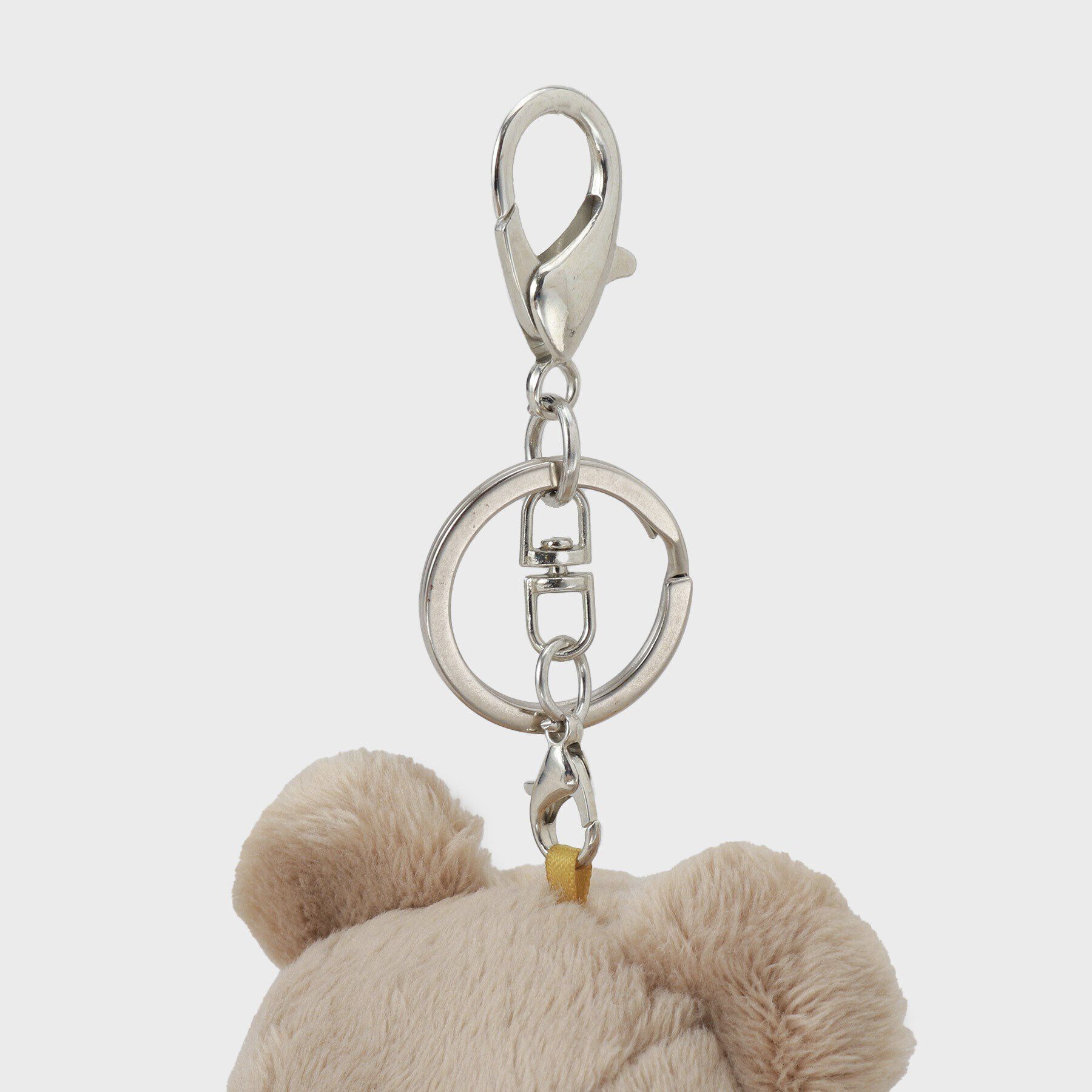 PINK-latte「【イニシャル】くまぬいぐるみチャーム」|キーケース|