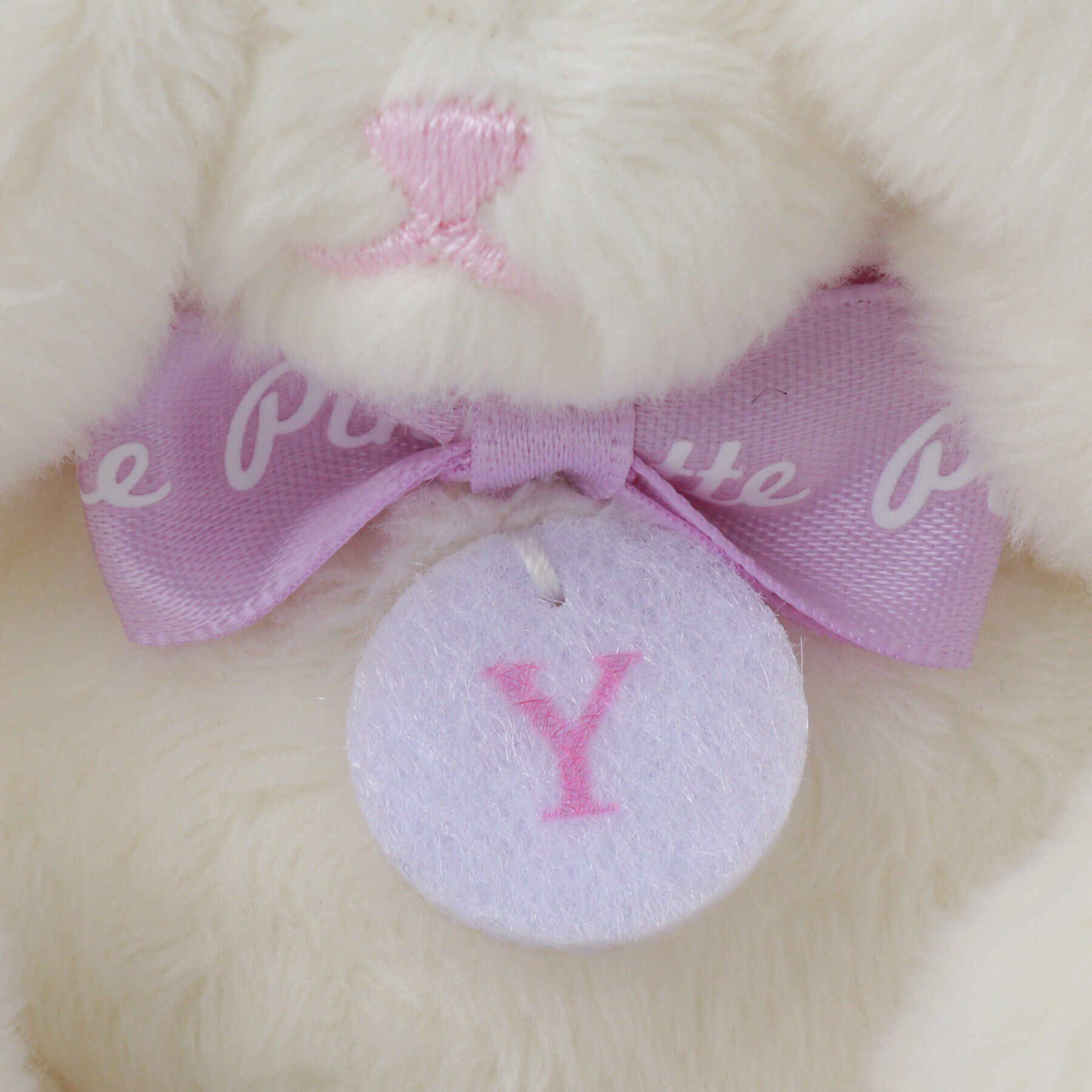 PINK-latte「【イニシャル】うさぎぬいぐるみチャーム」|キーケース|