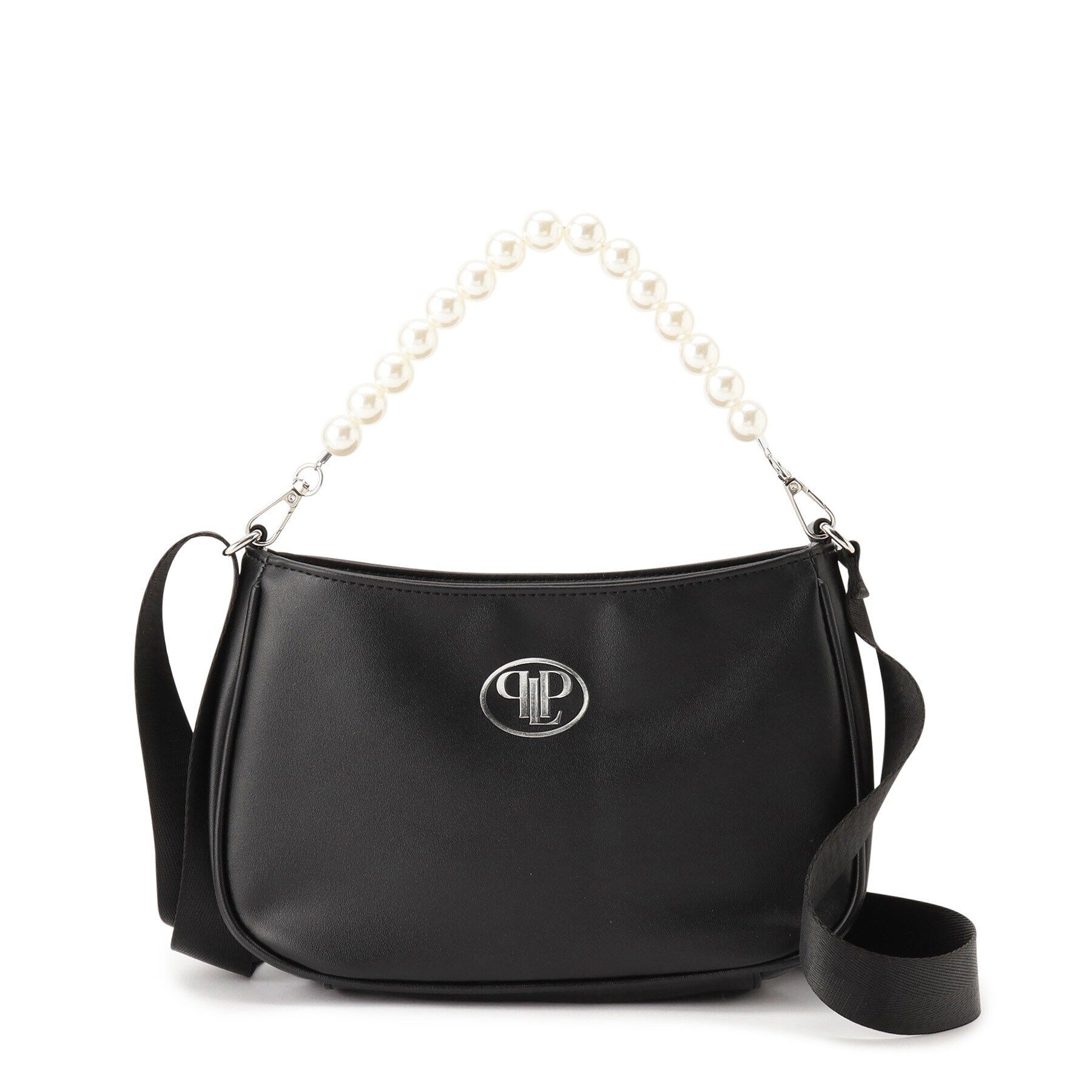 PINK-latte「フェイクパール付きハンドルショルダー」|ショルダー・メッセンジャー|