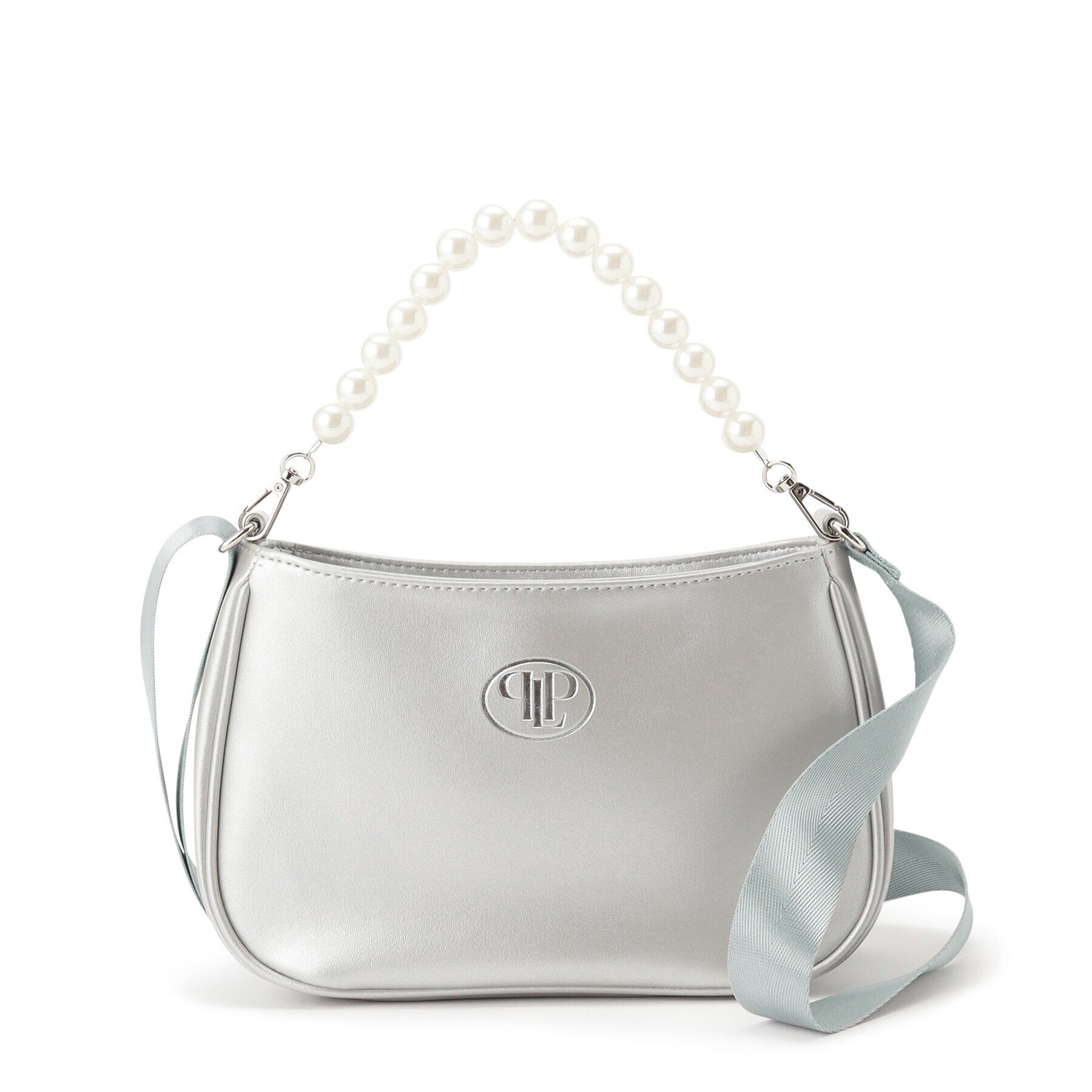 PINK-latte「フェイクパール付きハンドルショルダー」|ショルダー・メッセンジャー|