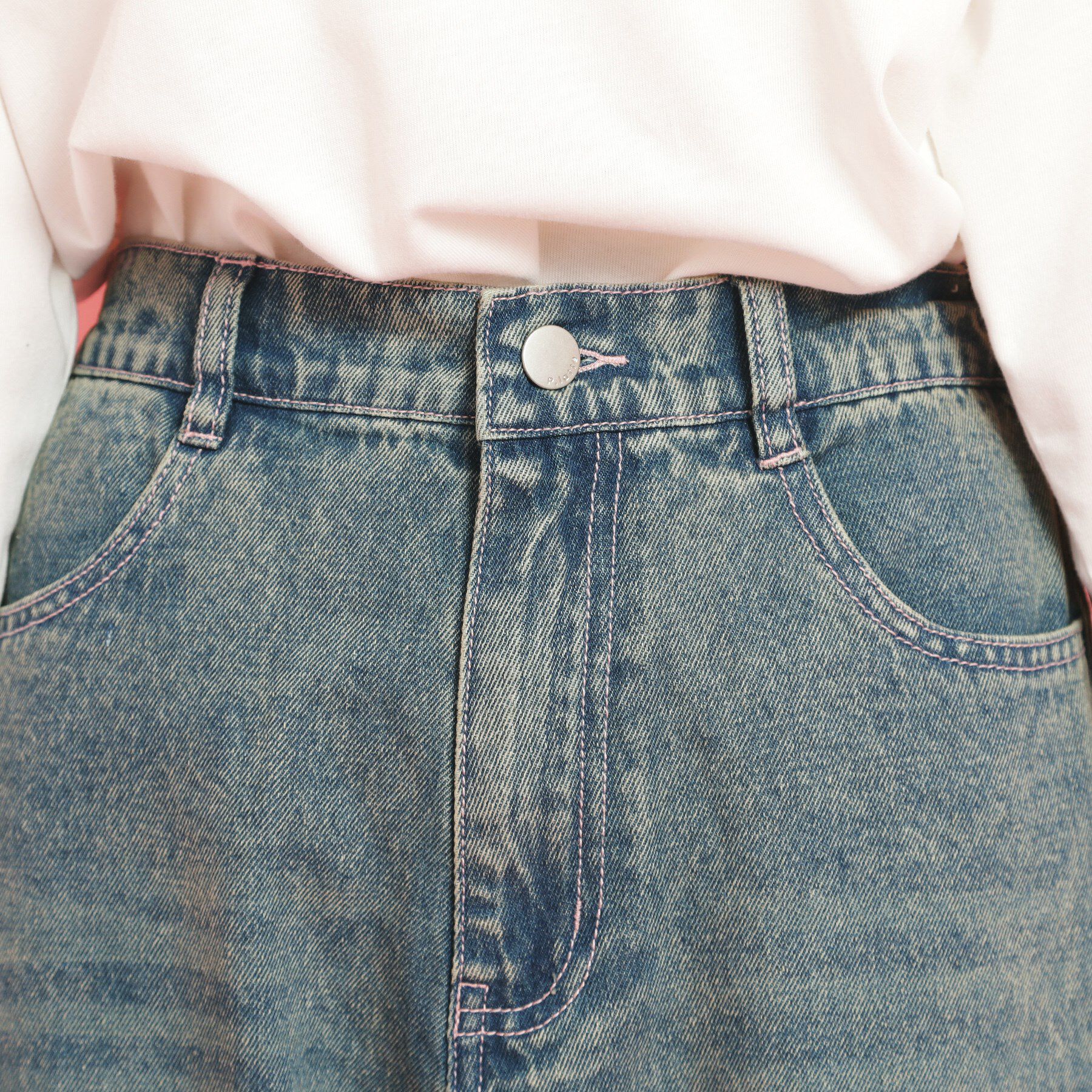 PINK-latte「バレルレッグデニム」|その他|