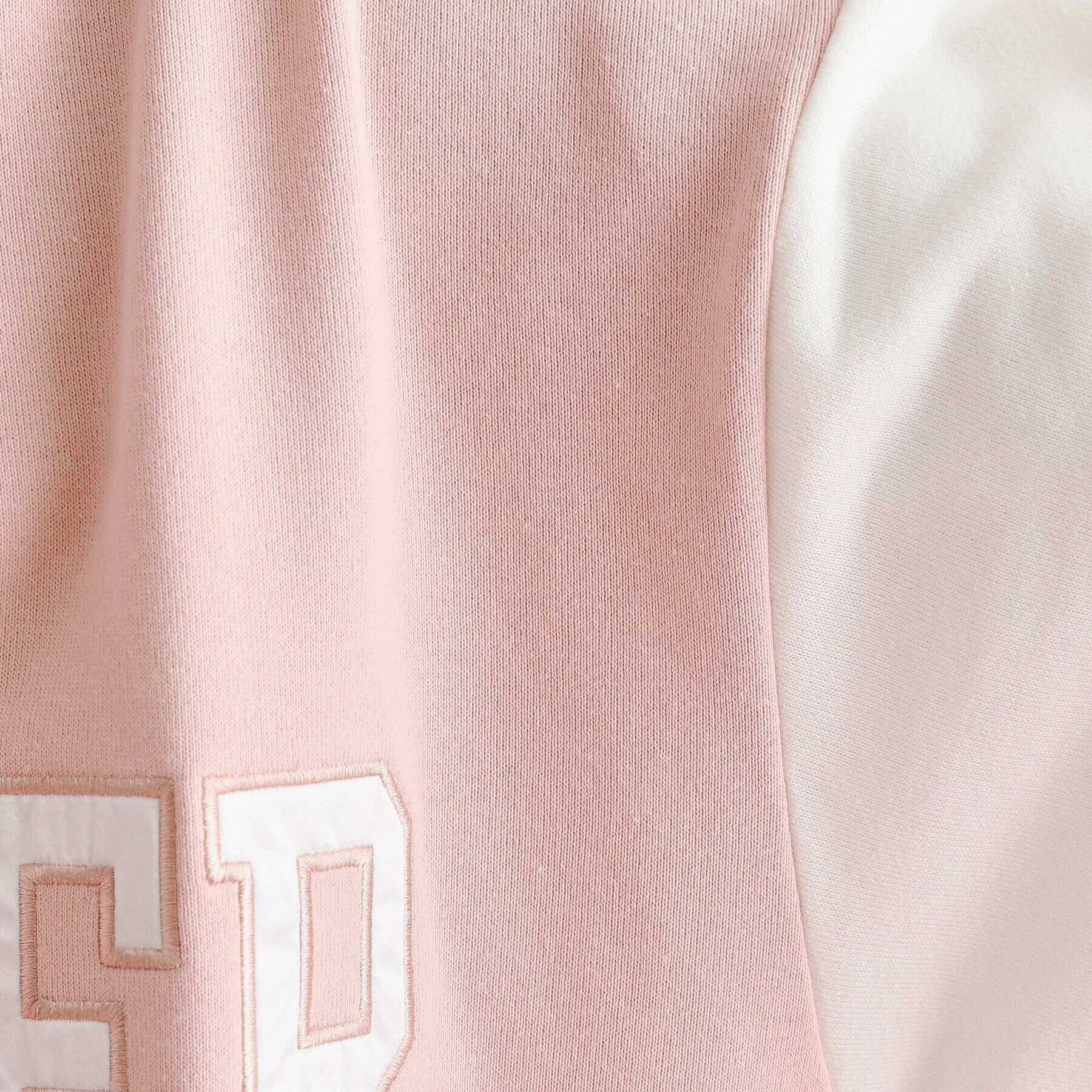 PINK-latte「裏毛配色ロゴカーディガン」|カーディガン|