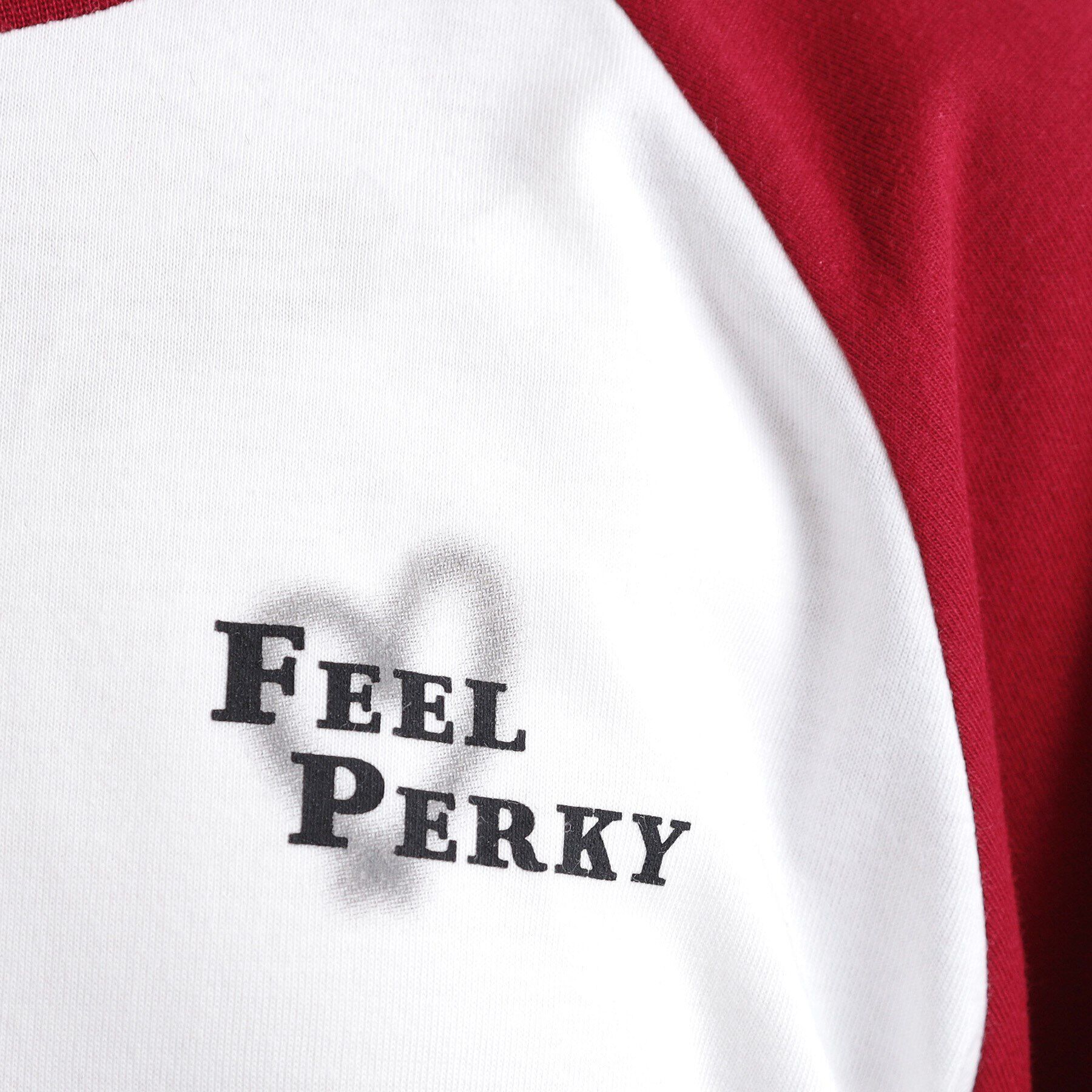 PINK-latte「スプレープリントラグランロンT」|Tシャツ・カットソー|