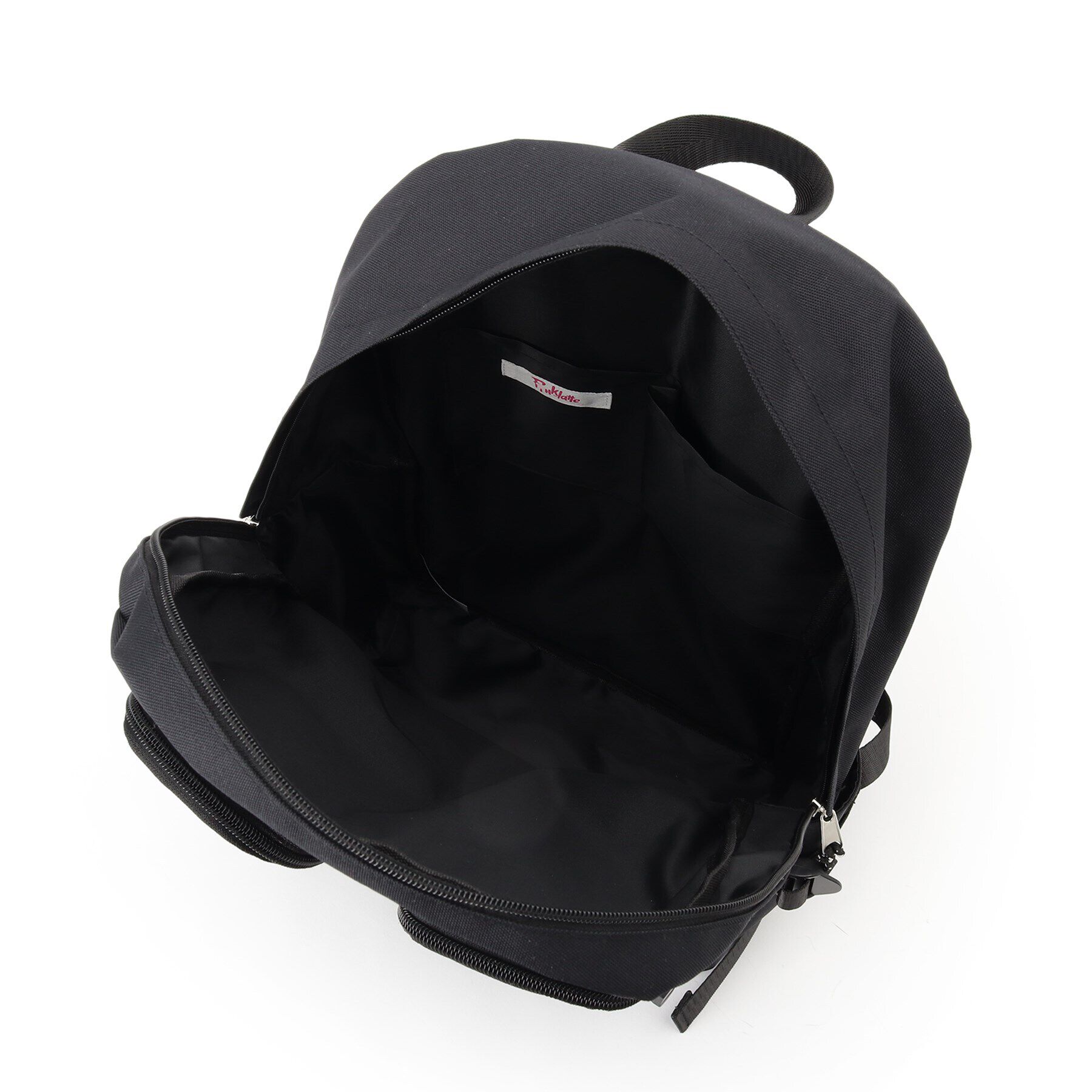 PINK-latte「【本体容量約14L】Wポケットリュック」|リュック|