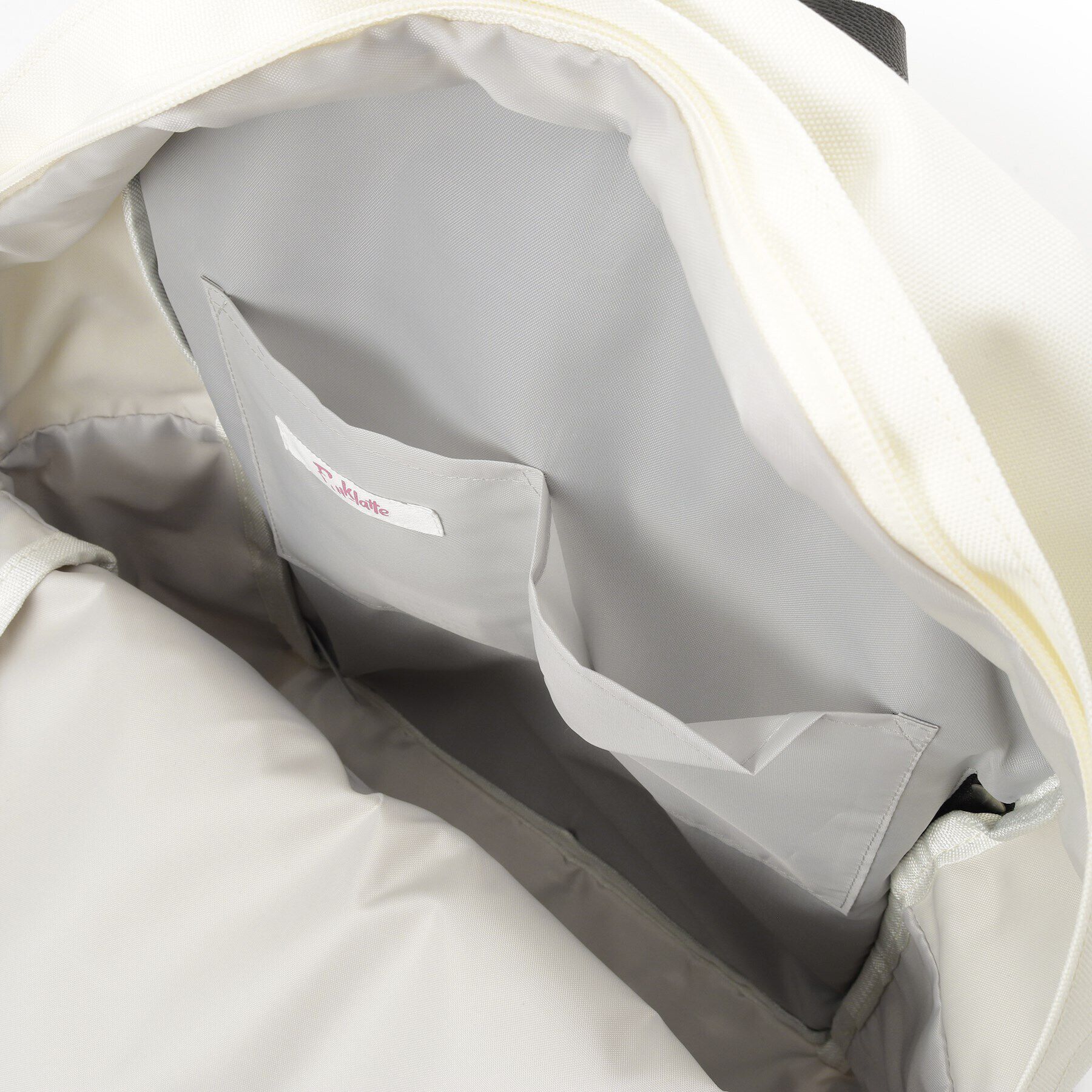 PINK-latte「【本体容量約14L】Wポケットリュック」|リュック|