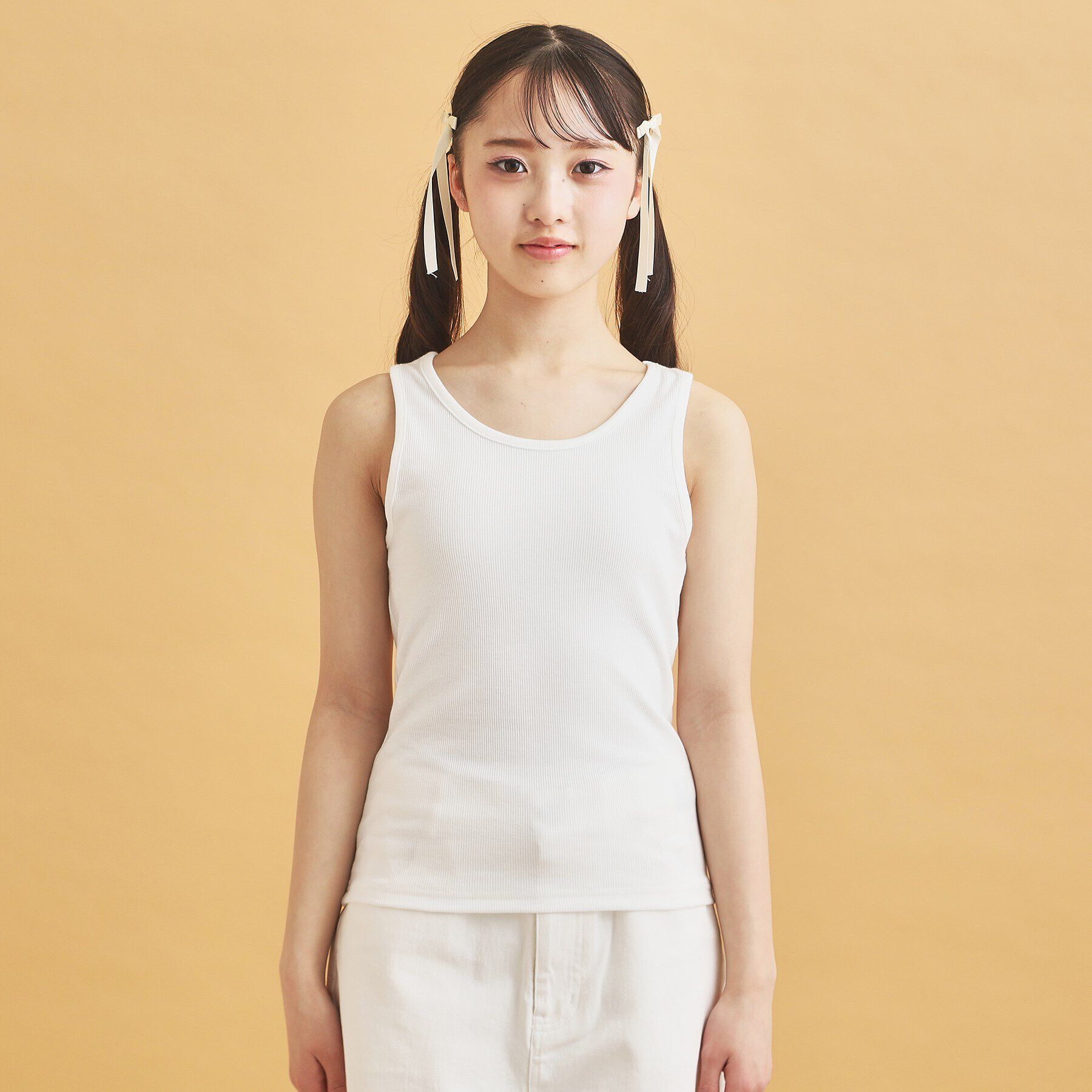 PINK-latte「【セットアイテム】ストライプシャツ＋タンク」|その他|