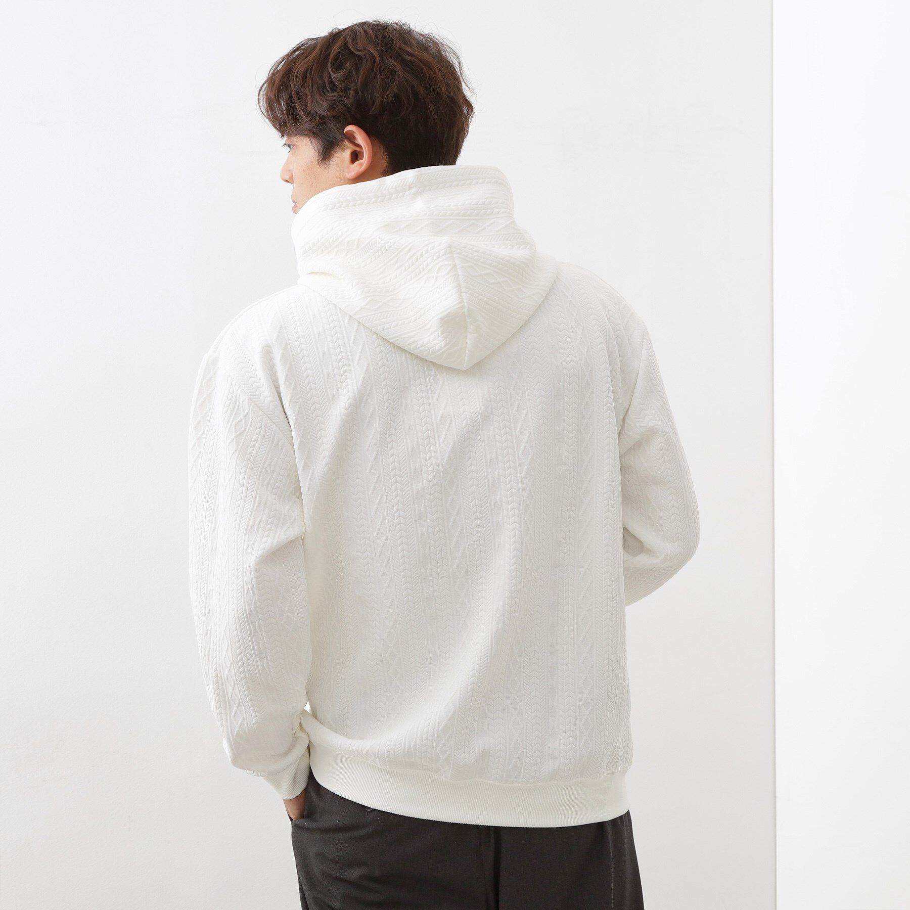 THE SHOP TK「フクレキルトパーカ 【洗濯機OK】」|パーカー|