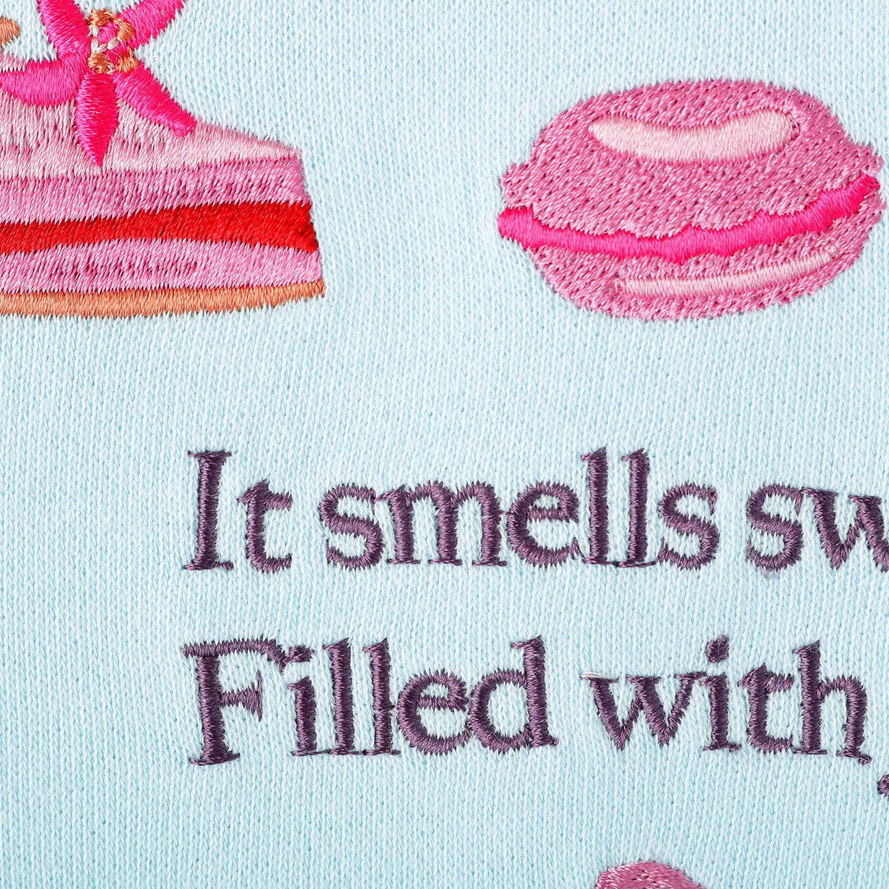 SHOO･LA･RUE「【100-150cm】モチーフ刺繍使いスウェット」|その他|