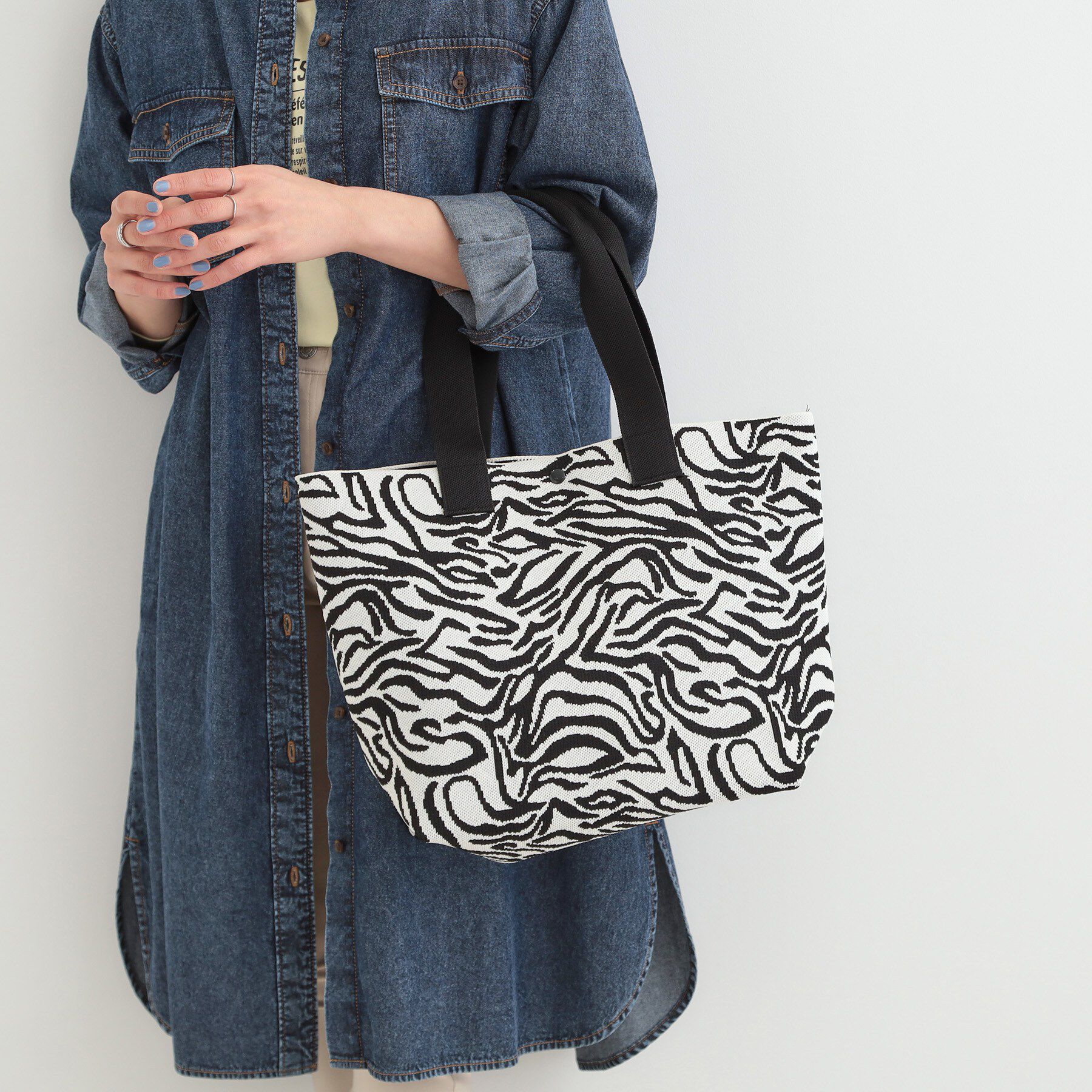 SHOO･LA･RUE「ニットトートバッグ」|トートバッグ|