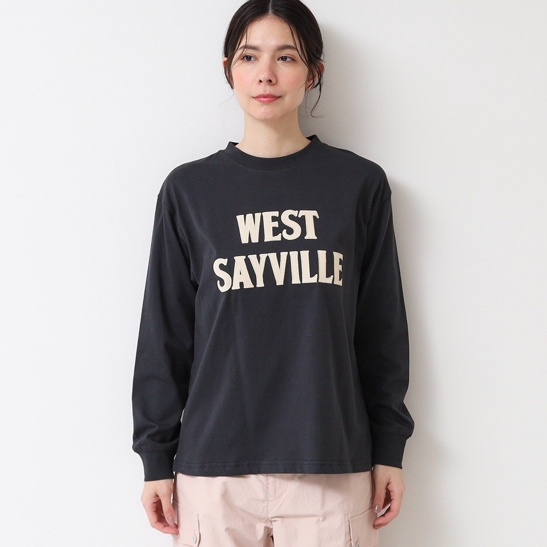 Dessin「【ユニセックス・洗える】ロングスリーブロゴTシャツ」|Tシャツ・カットソー|