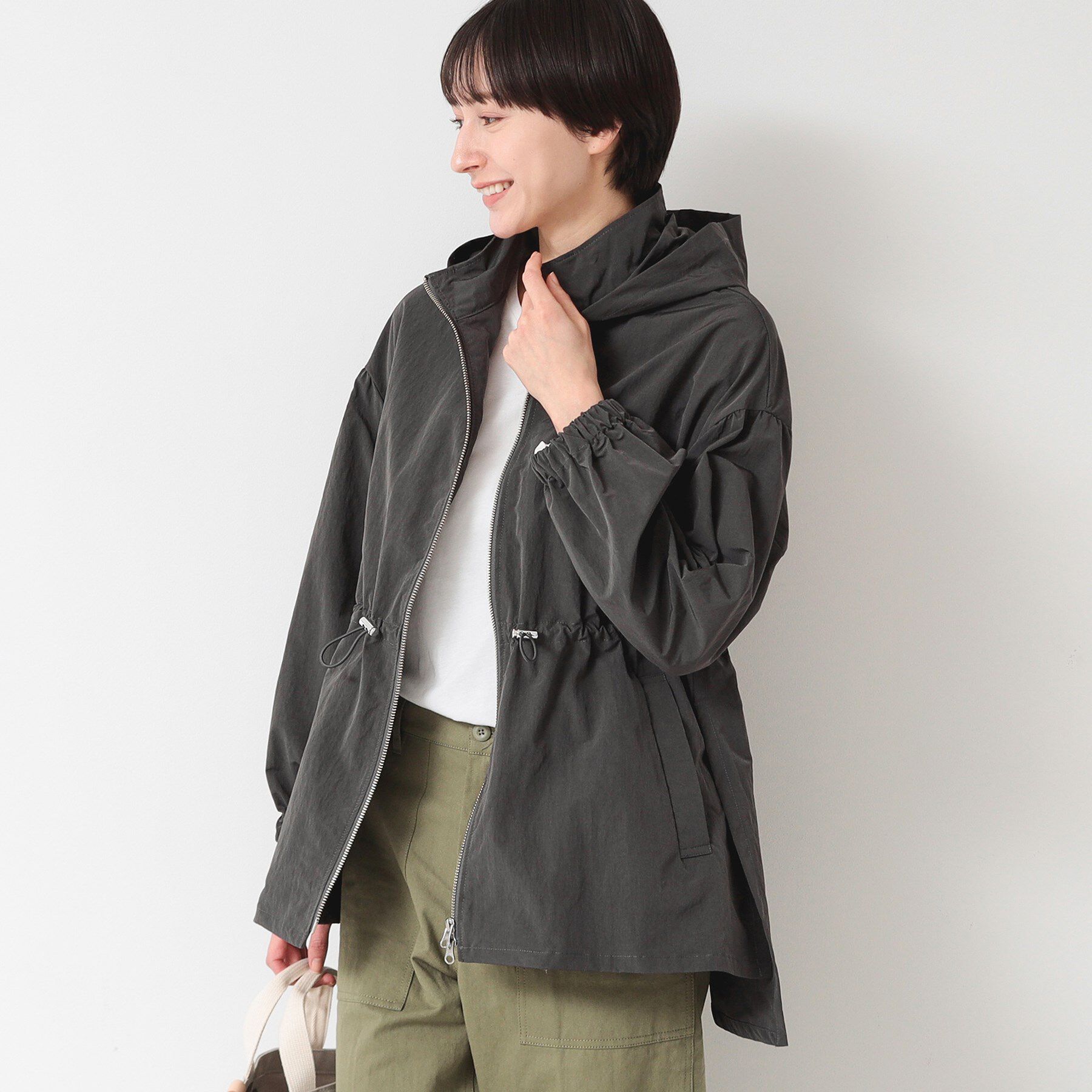 Dessin「ウエストドロストフーデットブルゾン（S～L）」|ブルゾン・スタジャン|