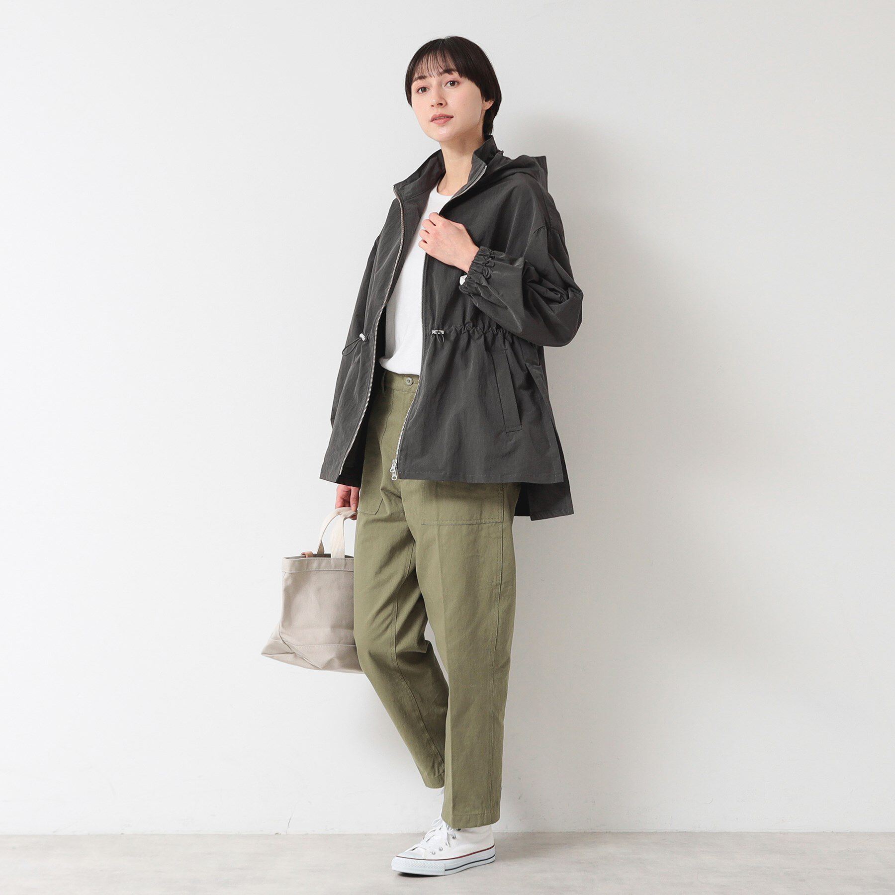 Dessin「ウエストドロストフーデットブルゾン（S～L）」|ブルゾン・スタジャン|