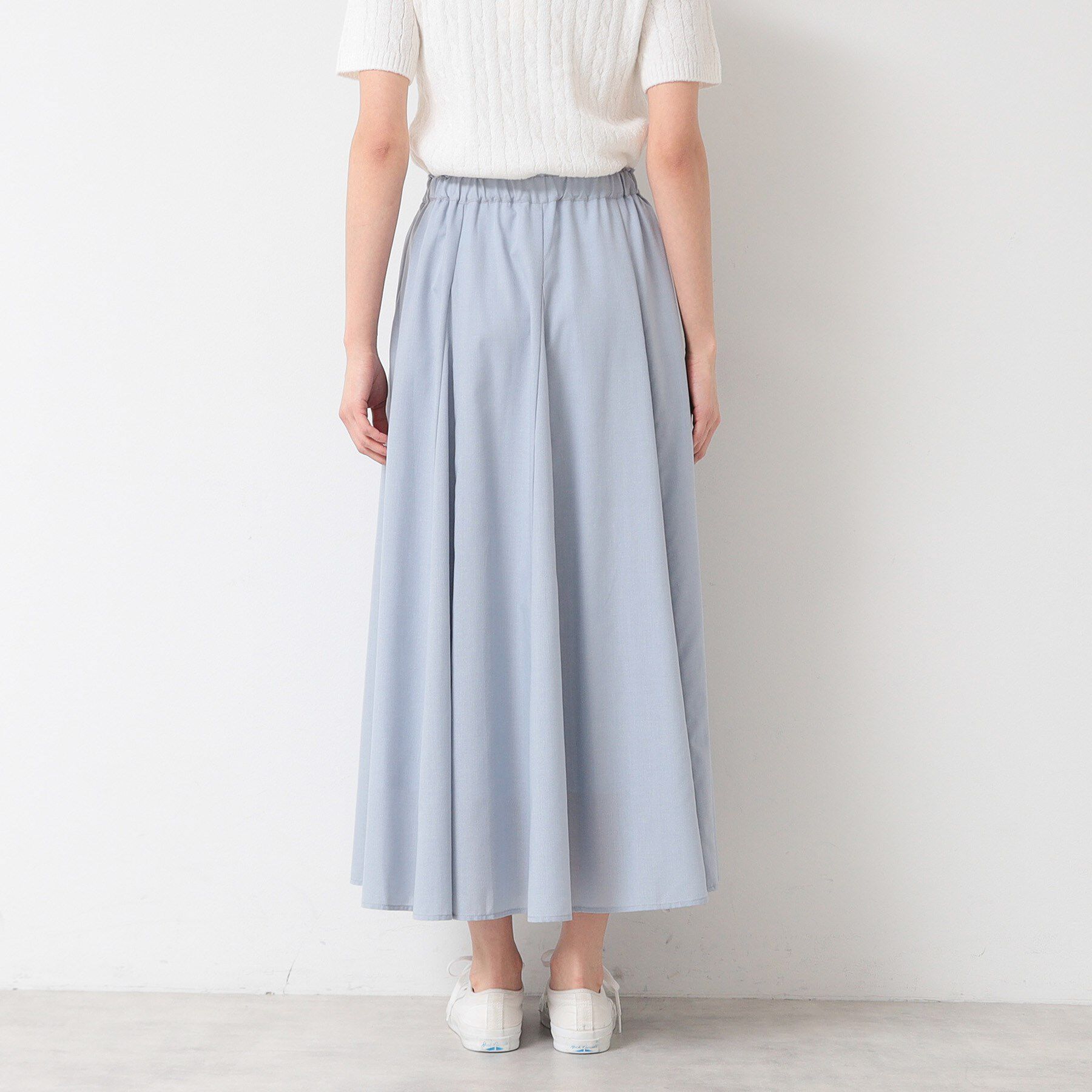 Dessin「【5色展開・ウエストゴム・洗える】エアリーフレアスカート（XS～L）」|スカート|