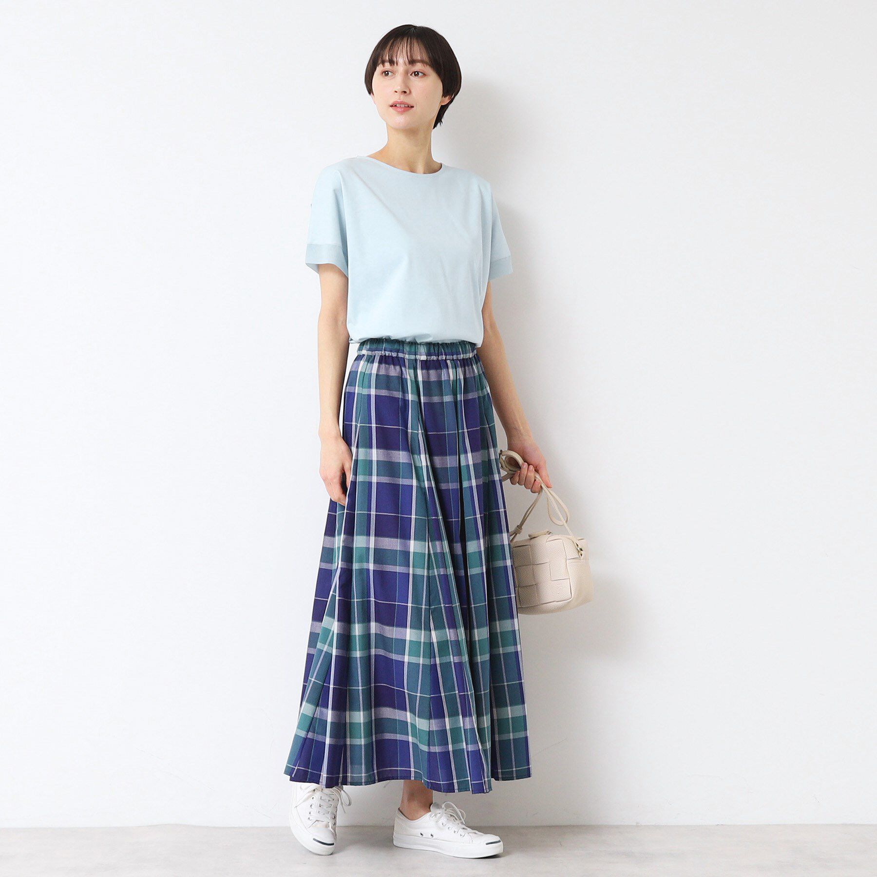 Dessin「【接触冷感・洗える】美光沢カットソーゆったりシルエット」|Tシャツ・カットソー|