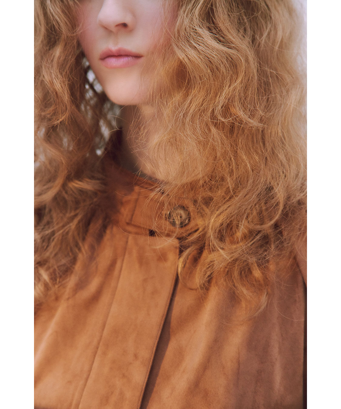 COCO DEAL「ギャザーボリュームスウェードブルゾン」|ブルゾン・スタジャン|