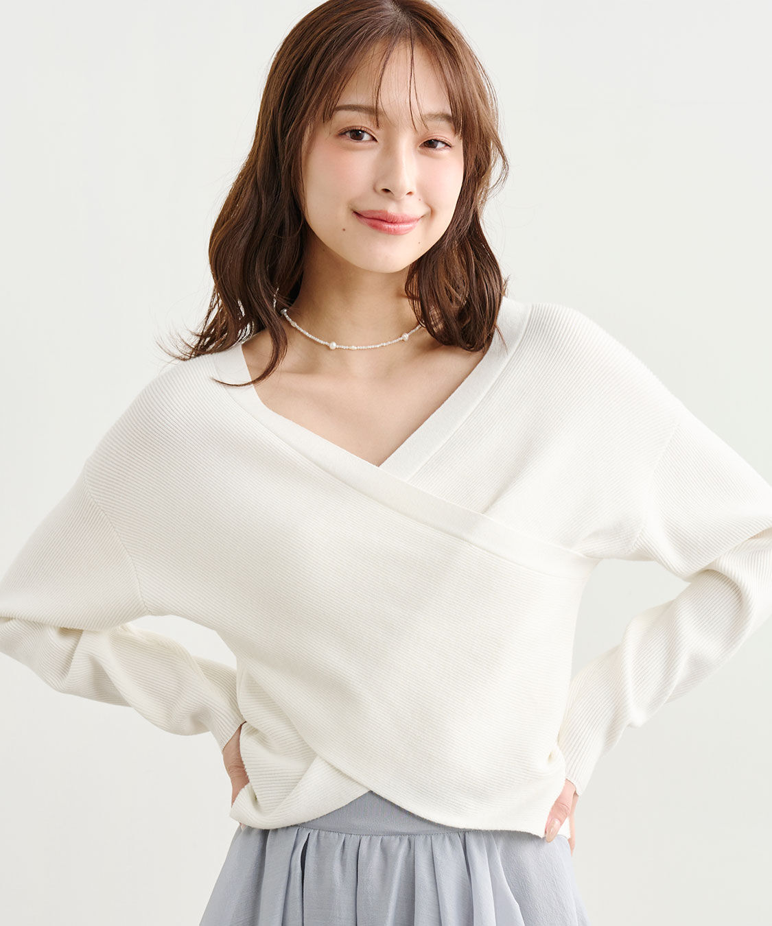 COCO DEAL「前後2WAYカシュクールニット」|ニット・セーター|オフ