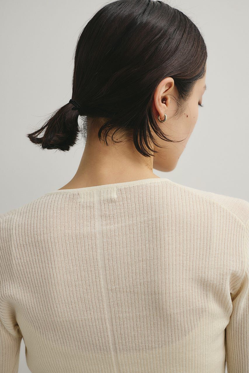 STYLEMIXER「ヘンリーネックシアーニット」|ニット・セーター|