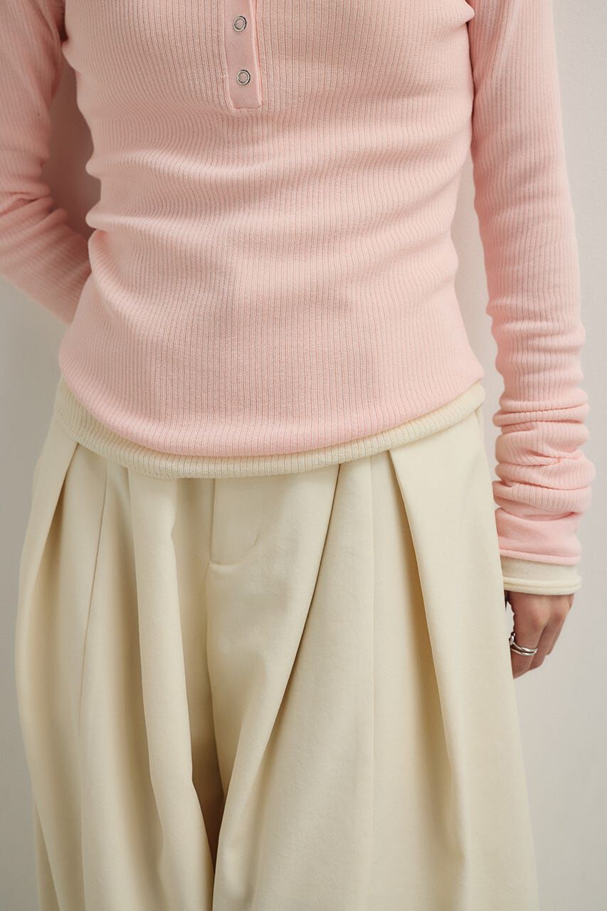 STYLEMIXER「ヘンリーネックシアーニット」|ニット・セーター|