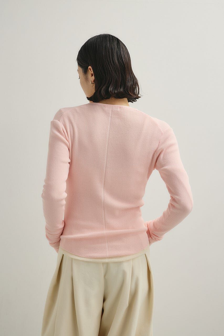 STYLEMIXER「ヘンリーネックシアーニット」|ニット・セーター|