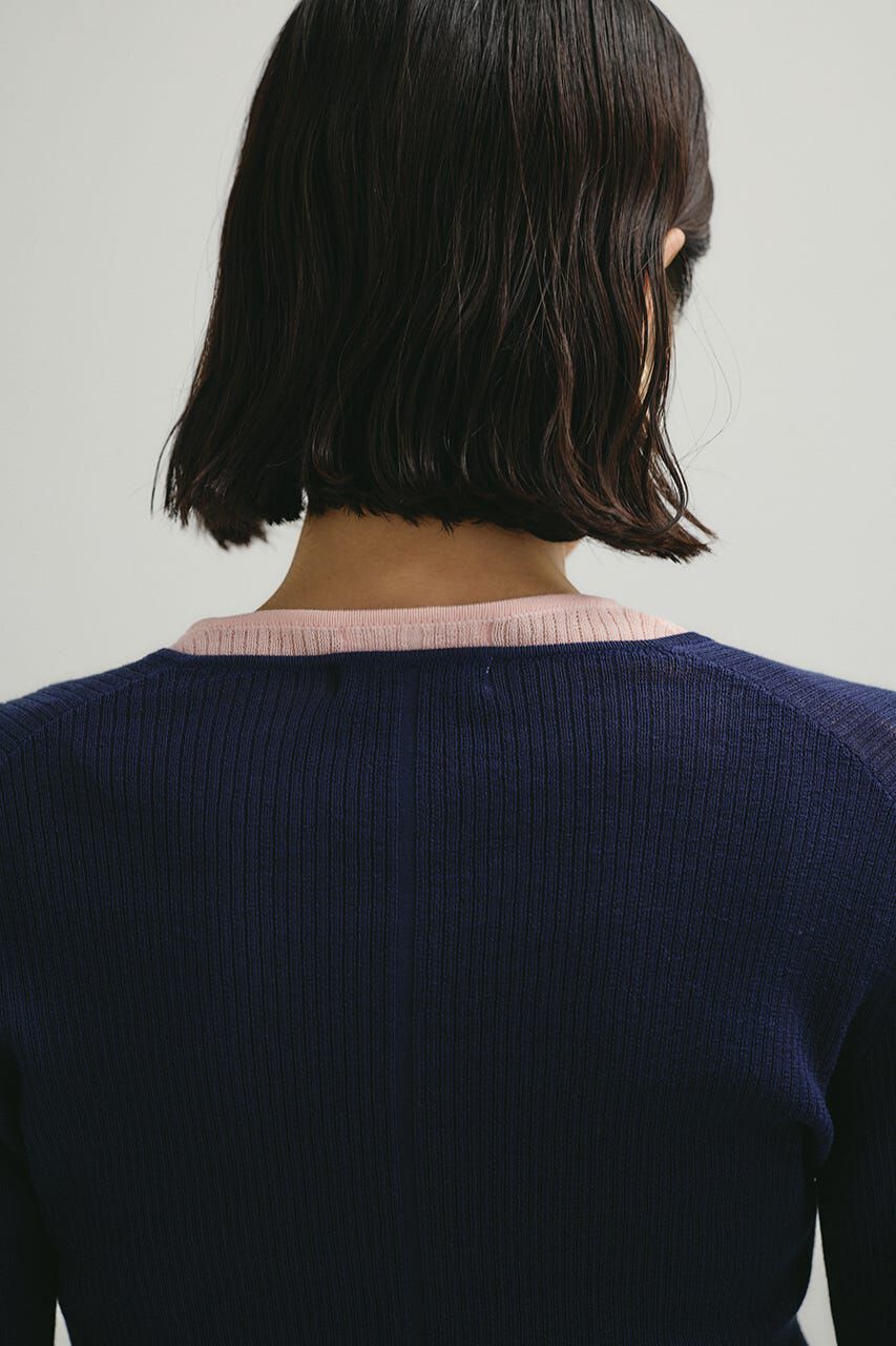 STYLEMIXER「ヘンリーネックシアーニット」|ニット・セーター|