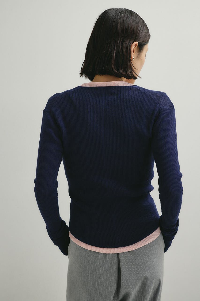 STYLEMIXER「ヘンリーネックシアーニット」|ニット・セーター|