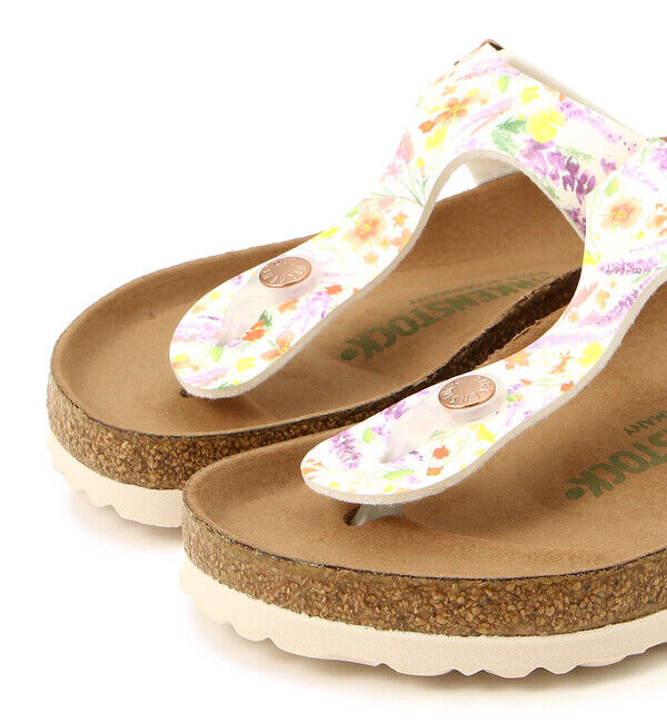 BIRKENSTOCK「【ビルケンシュトック】ギゼ/サマーフローラルローズ ビルコフロー ヴィーガン/サンダル レディース」|サンダル|