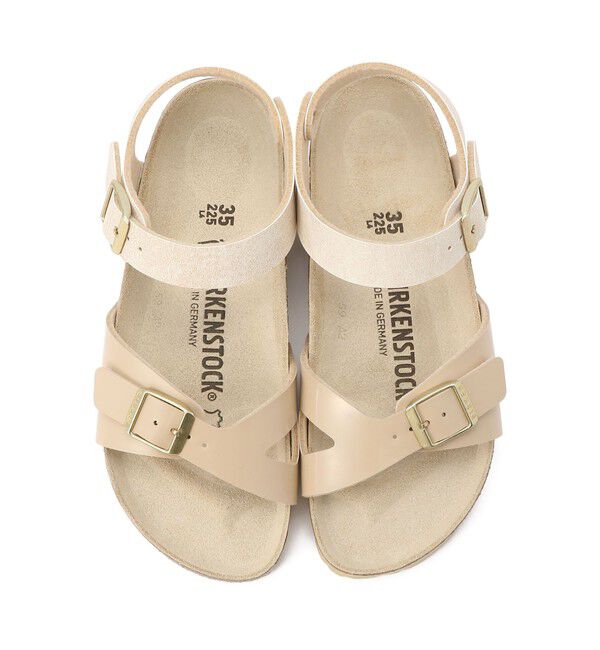 BIRKENSTOCK「【ビルケンシュトック】リオ/パテントクリーム サンド ビルコフロー/サンダル レディース/RIO」|サンダル|