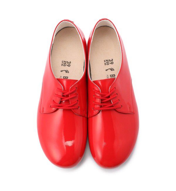 BIRKENSTOCK「【ビルケンシュトック】ソーンダース/パテントレッド ナチュラルレザー/サンダル レディース/SAUNDERS」|ビジネス・ドレスシューズ|