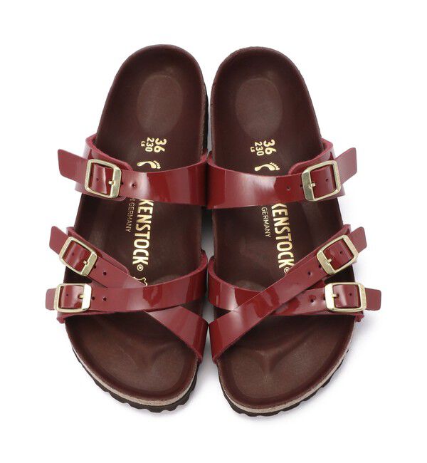 BIRKENSTOCK「【ビルケンシュトック】フランカ ハーフエクスクィジット/パテントボルドー ビルコフロー/サンダル」|サンダル|