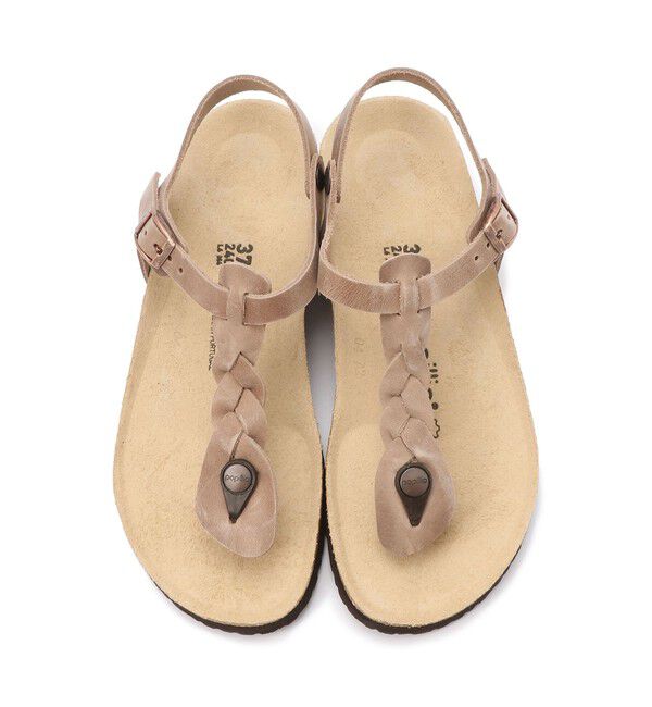 Papillio「【ビルケンシュトック】アシュレイ ブレイディド/タバコ オイルドレザー/サンダル レディース」|サンダル|