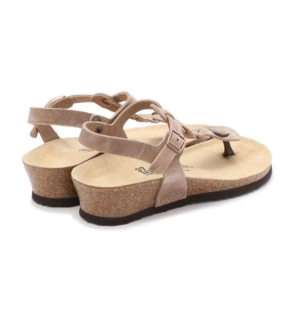 Papillio「【ビルケンシュトック】アシュレイ ブレイディド/タバコ オイルドレザー/サンダル レディース」|サンダル|