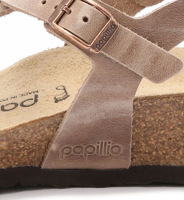 Papillio「【ビルケンシュトック】アシュレイ ブレイディド/タバコ オイルドレザー/サンダル レディース」|サンダル|