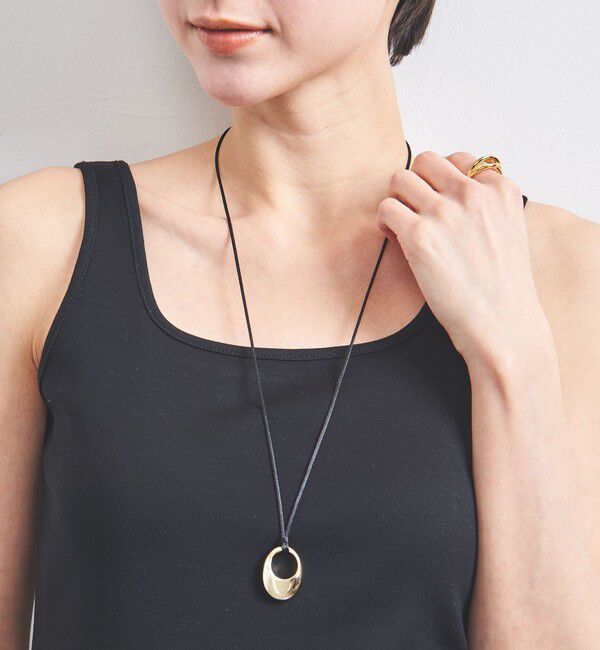 UNITED ARROWS「エッグシェイプコードネックレス」|ネックレス|GOLD