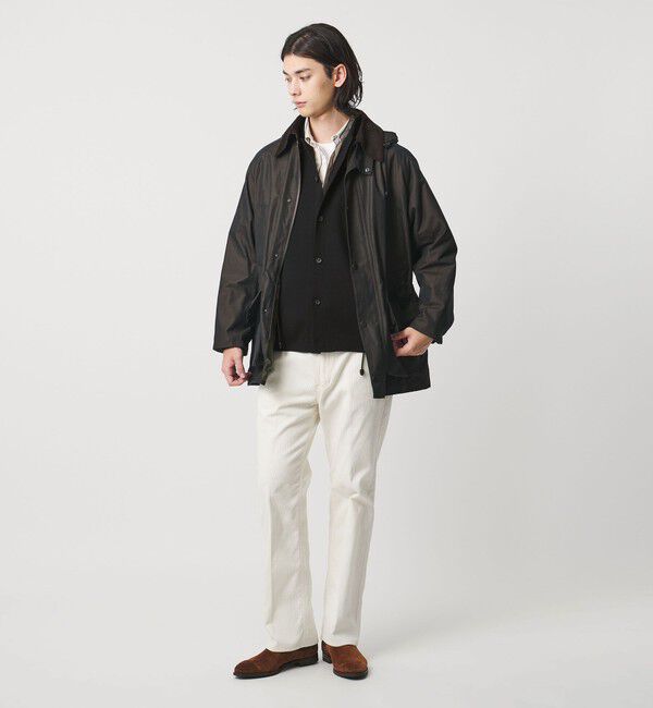 UNITED ARROWS「ウール カシミヤ スウェット ポロカラー カーディガン」|カーディガン|