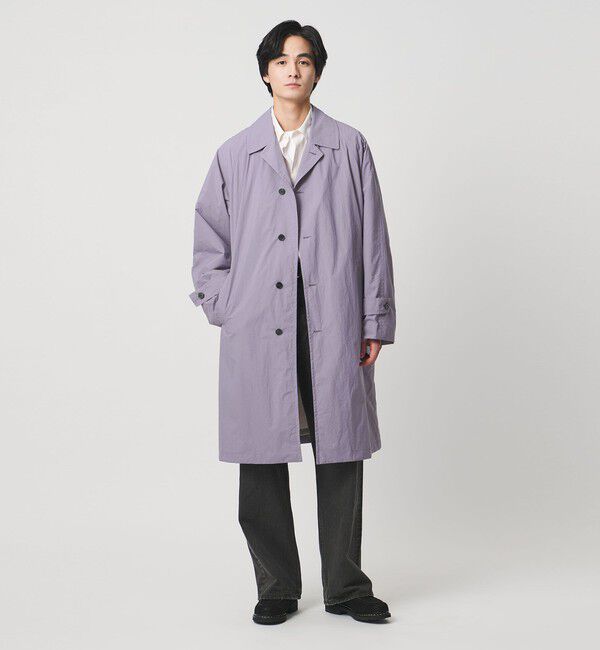 UNITED ARROWS「ナイロン/タフタ ウィンドウ マック コート 撥水」|ステンカラーコート|