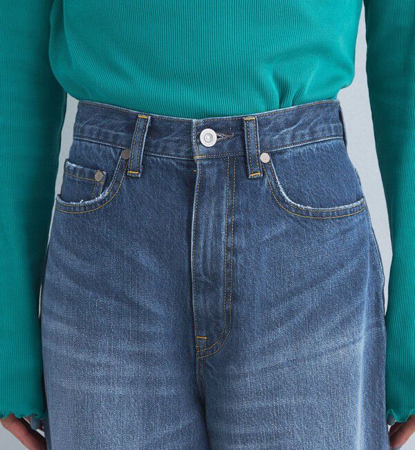 UNITED ARROWS green label relaxing「［size SHORT/TALLあり］ワイド デニム パンツ」|デニム|