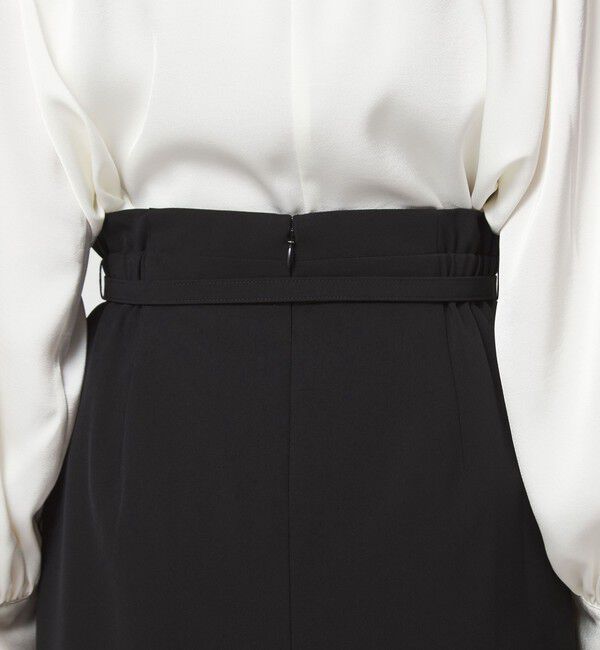 UNITED ARROWS green label relaxing「［size SHORTあり］パウドレ ベルト付き タイト スカート ウォッシャブル ストレッチ」|タイト|