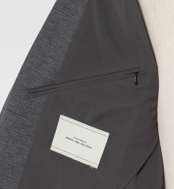 UNITED ARROWS green label relaxing「A+ プリントジャージ 2B スタンダード セットアップ ジャケット -ウォッシャブル・ストレッチ-」|テーラードジャケット|