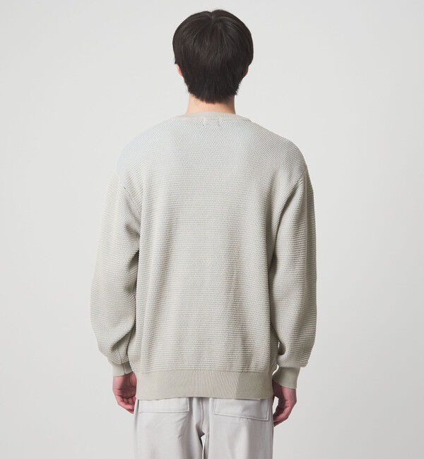 UNITED ARROWS green label relaxing「コットン リバー カノコ クルーネック ニット」|ニット・セーター|