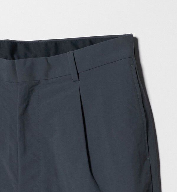 UNITED ARROWS green label relaxing「ナイロンオックス 1プリーツ W3 ワイドパンツ -撥水-」|その他|