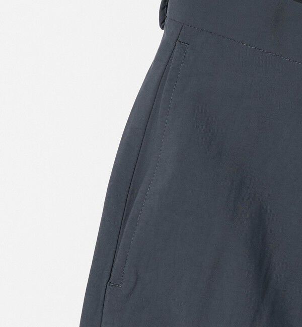 UNITED ARROWS green label relaxing「ナイロンオックス 1プリーツ W3 ワイドパンツ -撥水-」|その他|