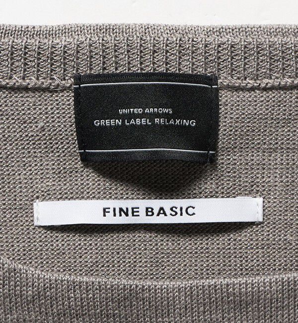 UNITED ARROWS green label relaxing「FINE BASIC ラミー ボートネック ニット」|ニット・セーター|