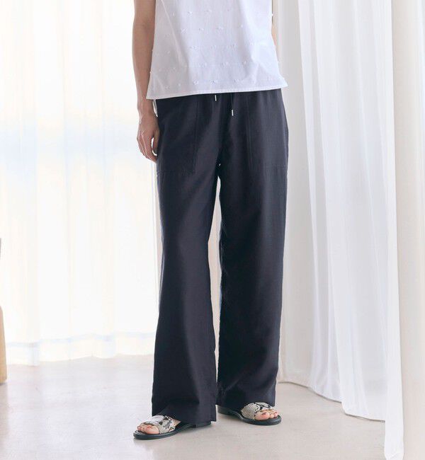 BEAUTY&YOUTH UNITED ARROWS「ツイルパッチポケットイージーパンツ ウォッシャブル」|その他|NAVY