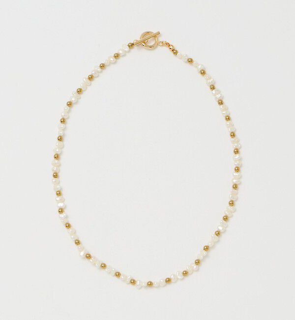 BEAUTY&YOUTH UNITED ARROWS「＜Causerie＞淡水パール&times;ストーン コンビ ネックレス」|ネックレス|