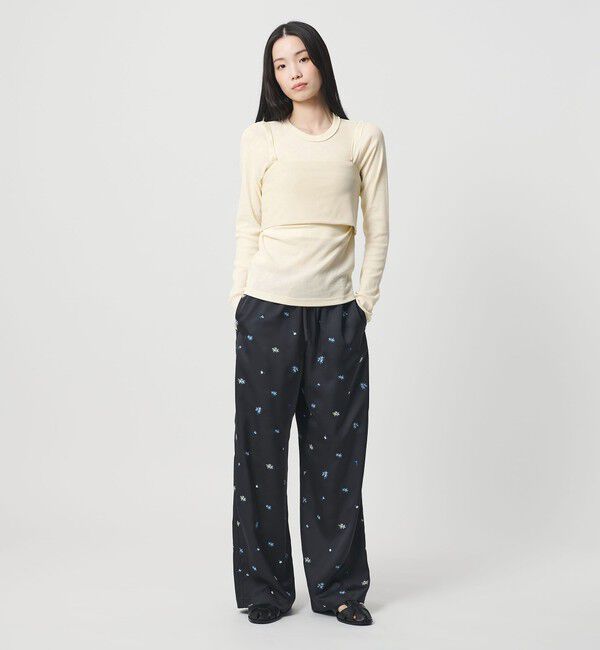 BEAUTY&YOUTH UNITED ARROWS「コットンポリウレタン ロングスリーブカットソー&バンドゥ」|Tシャツ・カットソー|