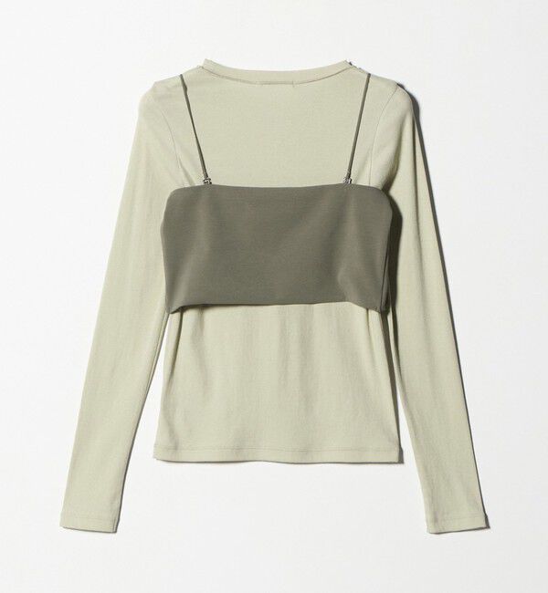 BEAUTY&YOUTH UNITED ARROWS「コットンポリウレタン ロングスリーブカットソー&バンドゥ」|Tシャツ・カットソー|