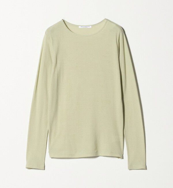BEAUTY&YOUTH UNITED ARROWS「ハイツイストコットン シアークレープ ロングスリーブTシャツ」|Tシャツ・カットソー|
