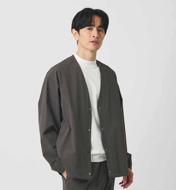 BEAUTY&YOUTH UNITED ARROWS「360&deg;MASTER スナップ アジャスト カーディガン セットアップ対応 撥水 ストレッチ ウォッシャブル」|カーディガン|DK.GRAY