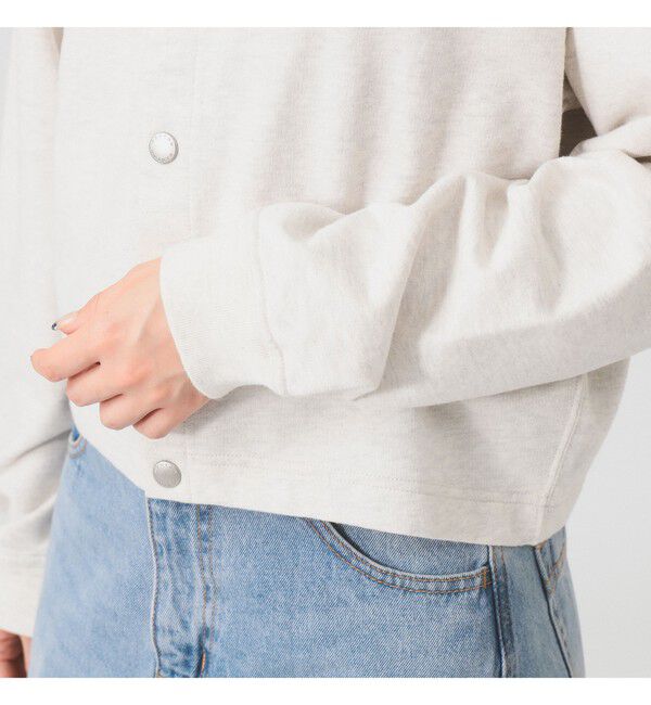 Ray BEAMS 「DANTON / ドット釦クルーネックカーディガン」|スウェット・ジャージ|
